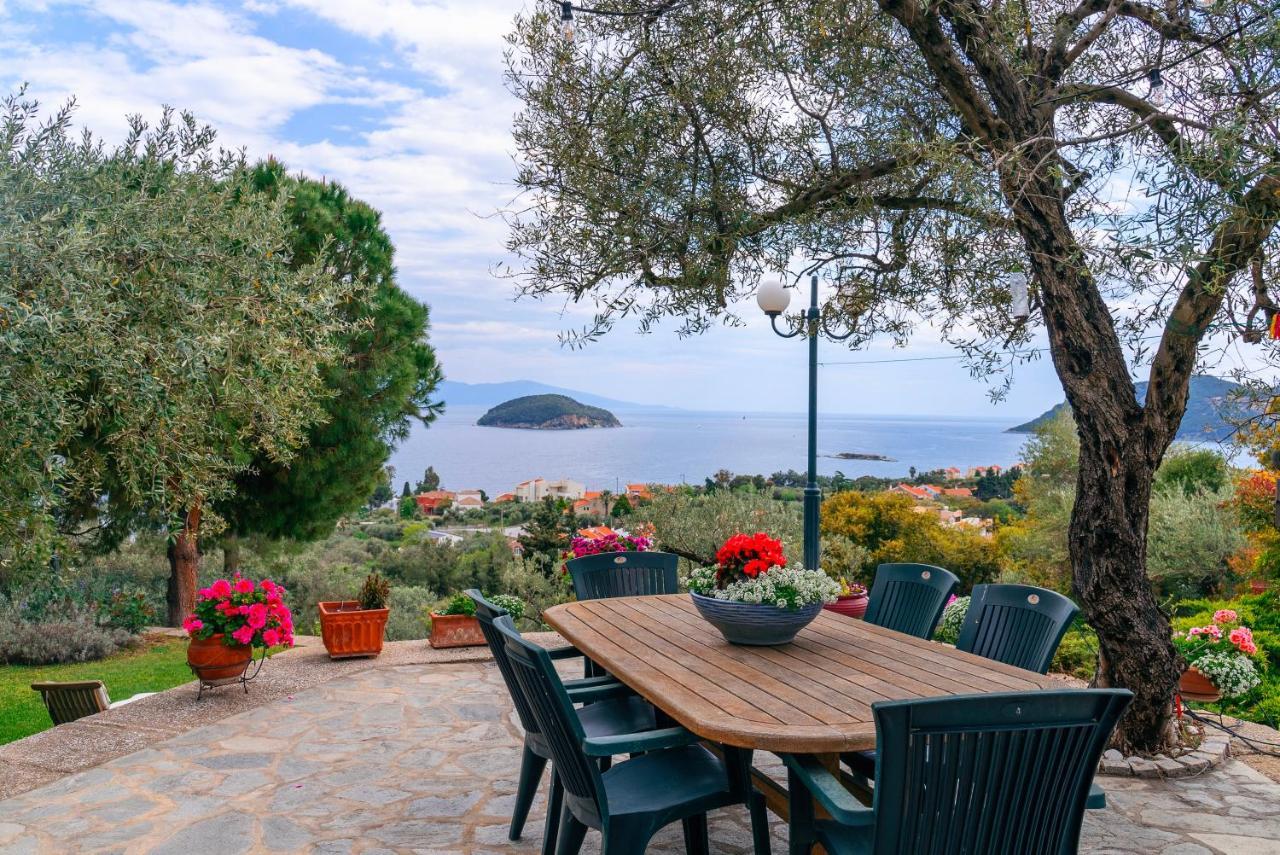 Villa Elia Kavala - Mediterranean Holiday Villa Палайон-Ціфікіон Екстер'єр фото